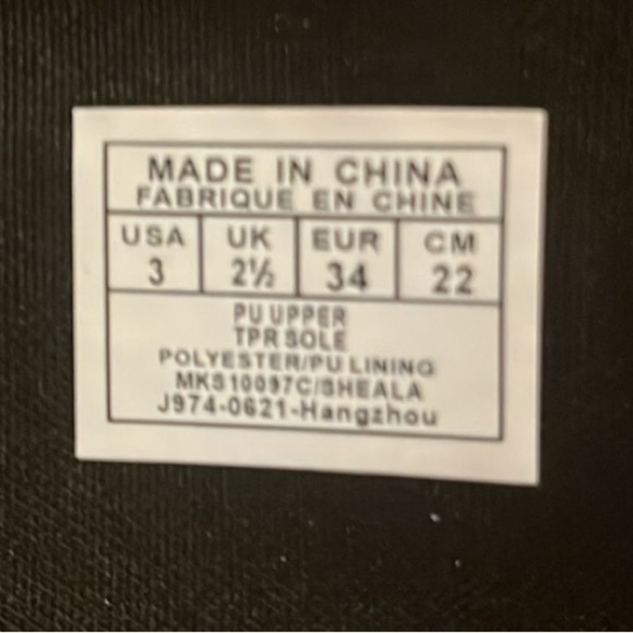 Michael Kors Emma Jacquard 2 Black Boots Size 3 (Little Girl) - Picture 3 of 7